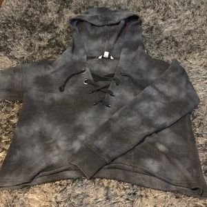 Cropped American Eagle Hoodie